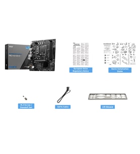 MSI PRO H610M-E DDR5 M2 PCIe NVME HDMI PCIe 16X v4.0 1700p mATX