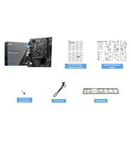 MSI PRO H610M-E DDR5 M2 PCIe NVME HDMI PCIe 16X v4.0 1700p mATX