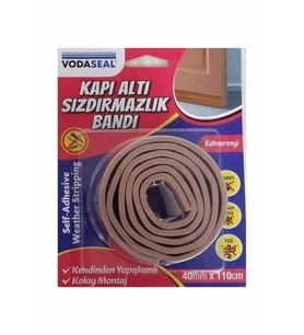 VODASEAL KAPI ALTI SIZDIRMAZLIK BANDI 40 MM 110 CM KAHVERENGİ NM 78 3300 (Karışık)