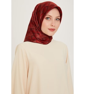Armine Nostalji Serisi İpek Twill Eşarp 9204D