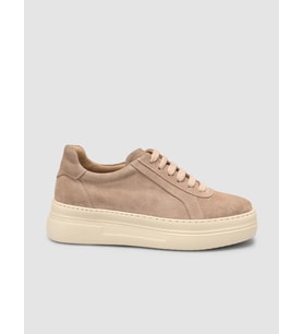 Krem Kadın Sneaker Ayakkabı