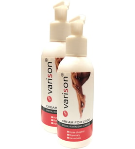 Hintohu Varison Varicose Vein Defense Cream ,,diz,bacak Bakım Kremi 120 ml 2 Adet