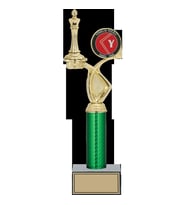 ODAK KUPA - Figürlü Kupalar - Satranç Figürlü Kupalar FG-018 A - 36 cm