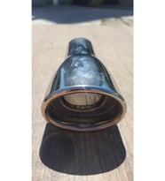 51 Mm Rüzgar Sesli Tek Kapaklı Yassı Nikelaj Egzoz Ucu Eksoz