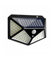 Led Solar Duvar Armatürü Beyaz Işık (Siyah)
