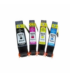 HP Deskjet Ink Advantage 4625 655XL 4 RENK MUADİL KARTUŞ SETİ