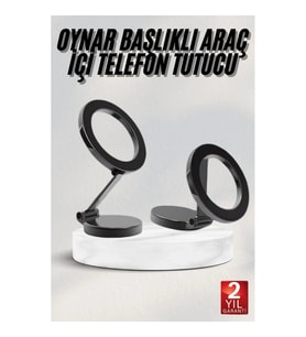 Mey İthalat® Araç Içi Telefon Tutucu İOS Uyumlu Magsafe Manyetik Mıknatıslı