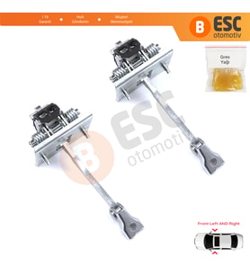 Citroen DS5 2011-2018 9670813380 İçin 2 EA Ön Sağ ve Sol Kapı Gergi Yayı