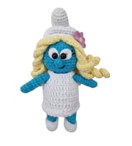 Maskot Şirine Amigurumi Organik Anahtarlık Oyuncak