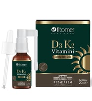 Fitomer Vitamin D3 ve Vitamin K2 Sprey Damla 20 ml
