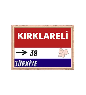 Kırıklareli Tablo - Retro Tablo