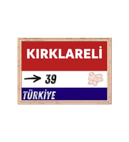 Kırıklareli Tablo - Retro Tablo (Standart)