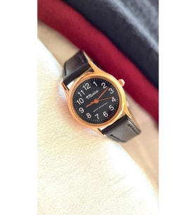 Kadın Kol Saati, Vintage Tasarım, Klasik Tasarım, Rose Gold Renk, Kayışlı Kordon