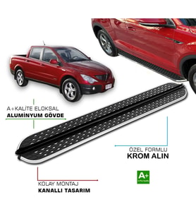 SSANGYONG ACTYON SPORTS 2008 2009 2010 2011 2012 2013 2014 2015 2016 2017 2018 YAN BASAMAK