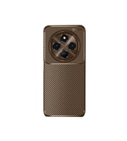 Redmi 14C Kılıf Auto Focus Karbon Kapak - Kahverengi