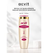 Acvit Boyalı Ve Işlem Görmüş Yıpranmış Saçlar Için Bakım Şampuanı – 330 Ml.