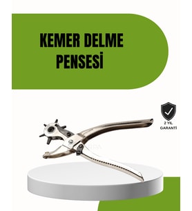 Deride Kemer Çanta Ayakkabı Delme Pensesi 6 Uçlu Döner Başlıklı Tamir Aleti
