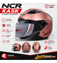 NCR KASK ÇENESİZ 708 ECE 22/06 BELGELİ- ROSE GOLD