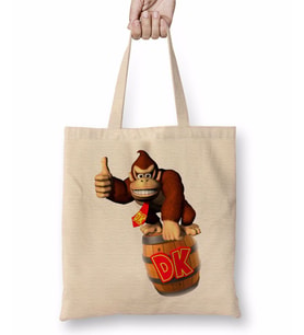 Donkey Kong Super Nintendo Game Bez Çanta Uzun Saplı