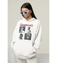 Tasarım The Weeknd Baskılı Unisex Oversize Rapper Hoodie