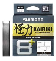 Shimano 24 Kairiki 8+ Plus 150m Steel Gray Örgü Misina 0,06 mm - 4,8 kg