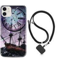 Apple iPhone 11 12 13 Mini Kılıf Boyun Askılı Silikon Time 1749