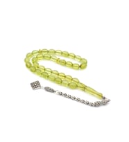 USTA İŞİ ORİJİNAL ARPA KESİM DOMİNİK DAMLA KEHRİBAR TESBİH 14 GR 1.KALİTE