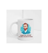Vıncent Van Gogh'lu Beyaz Baskılı Kupa