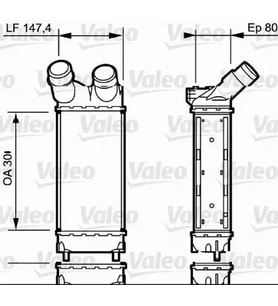 VALEO 818866 Turbo Radyatoru 0384L9