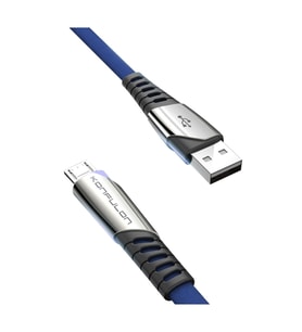 Dc16 Micro Usb Kablo 1m 2.4a - Mavi