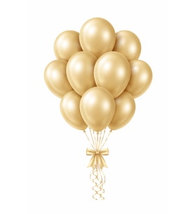 Beysüs Gold Krom Balon 7 Adet 12inç