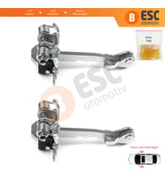 Renault Laguna MK2 Twingo MK2 Wind  8200000721 İçin 2 EA Ön Sağ ve Sol Kapı Gergi Yayı