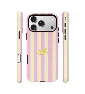 iPhone 17 Pro Max Vorian Çift Katmanlı MagSafe Kılıf Lemon Charm Pink