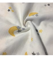 Müslin Örtü 100x120  Ağız Bezi Hediyeli ( 3 Adet ) (Beyaz - Gri - Sarı)