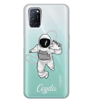 Oppo Astronot Tasarımlı Şeffaf Telefon Kılıfı