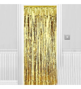 Işıltılı Duvar ve Kapı Perdesi Gold 90x200 cm