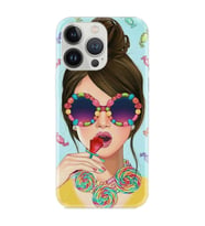 Apple Iphone 13 Pro 6.1" Kılıf Resimli Desenli Baskılı Silikon Kılıf Sugar And Woman 1418