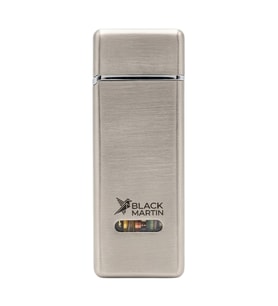 Black Martin Tek Torch Pürmüz Gümüş Metal Puro Çakmağı - TR9558