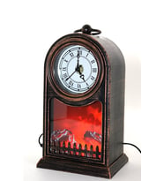 Led Işıklı Saatli Şömine Aalk2509