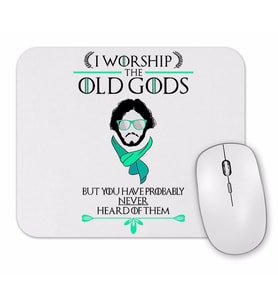 Game Of Thrones Hipster Jon Snow Mouse Pad