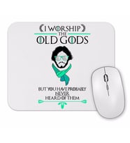 Game Of Thrones Hipster Jon Snow Mouse Pad