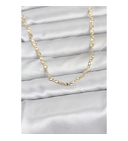 Mey İthalat® CM 14K Gold Renk Lazer Zincirli Model 60 cm Kadın Kolye