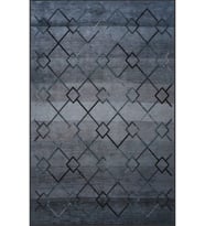 Eliana Home Baskılı, Yıkanabilir Kaymaz Taban Salon Halısı LNA0730 100x150 cm (Lacivert)