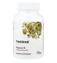 THORNE (Ösg Özel Sporcu Gıdaları) Vitamin K Vitamins K1 and K2 (as MK-4 and MK-7) 60 Capsul.Orj Usa.58.