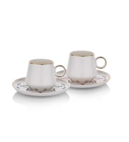 Schafer Sade Double 150 ml Kahve Fincan Takımı 2'li 4 Parça ASO01