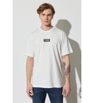 W7C4EE989 Wrangler Regular Fit Normal Kesim %100 Pamuk Bisiklet Yaka Beyaz Tişört