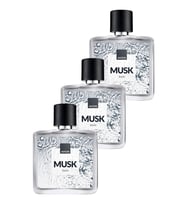 Musk Rain Erkek Parfüm Edt 75 Ml. Üçlü Paket