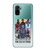 Xiaomi Redmi Note 10 / Note 10S Uyumlu Lewis Hamilton Tasarımlı Şeffaf Telefon Kılıfı