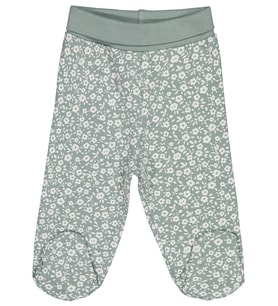 Civil Baby Çiçek Empirme 1-9 Ay Tek Alt Bebe - Yeşil 6-9 Ay