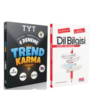 Trend Karma TYT 4 Deneme ve AKM Dil Bilgisi Soru Bankası Seti 2 Kitap